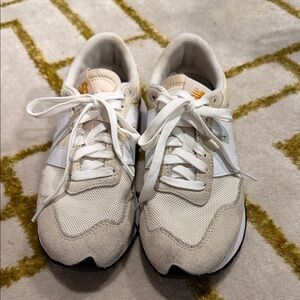New Balance 237 Cream and White Sneakers